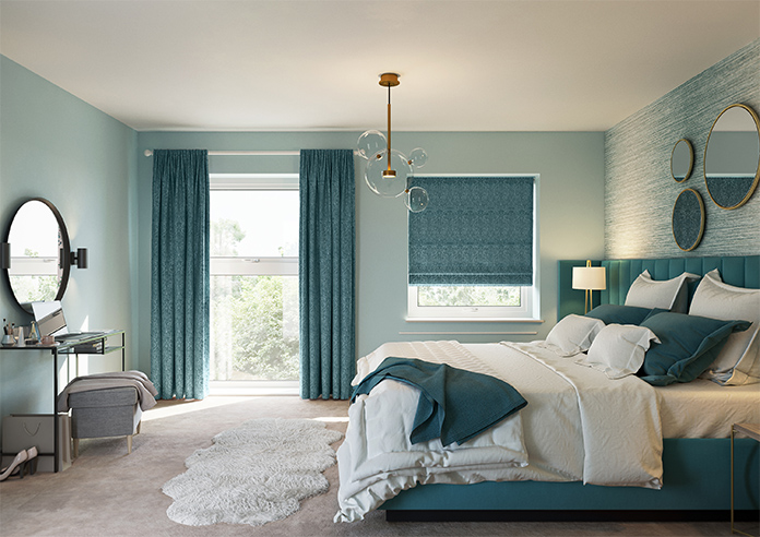 Tiverton, Verdigris - Roman Blind - Image 8